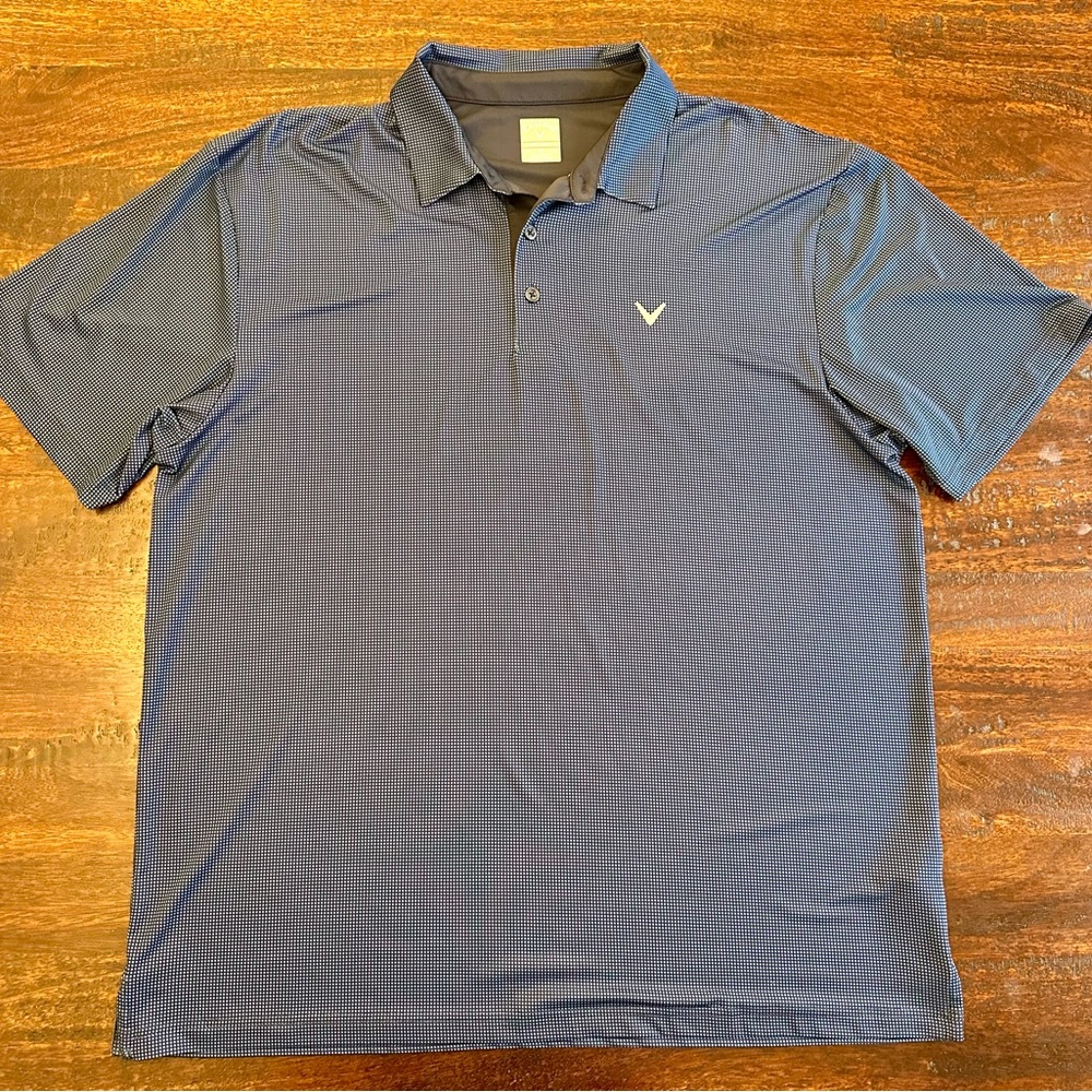Callaway Navy Polo Shirt XL Like New